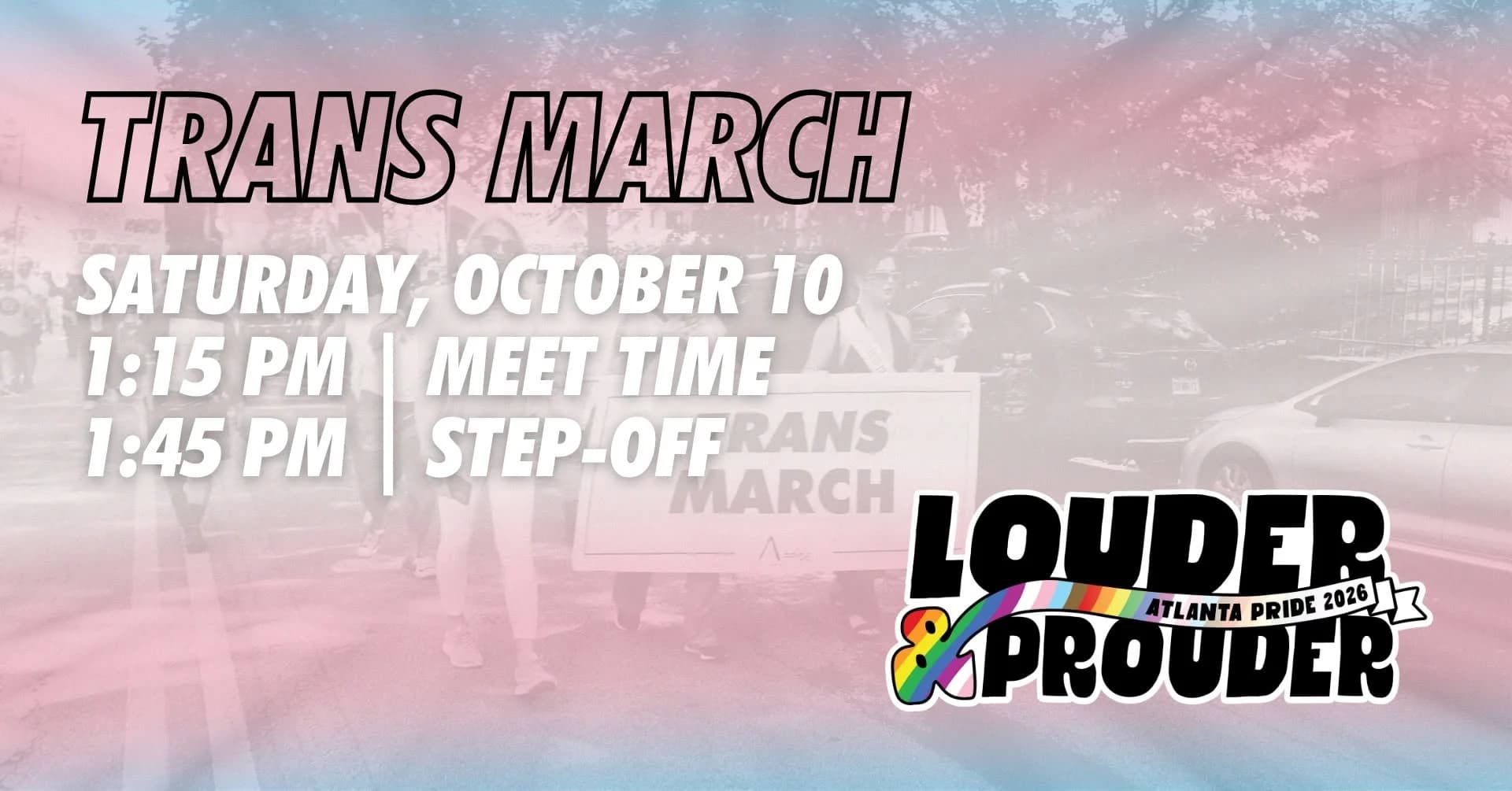 2026 Atlanta Pride: Trans March