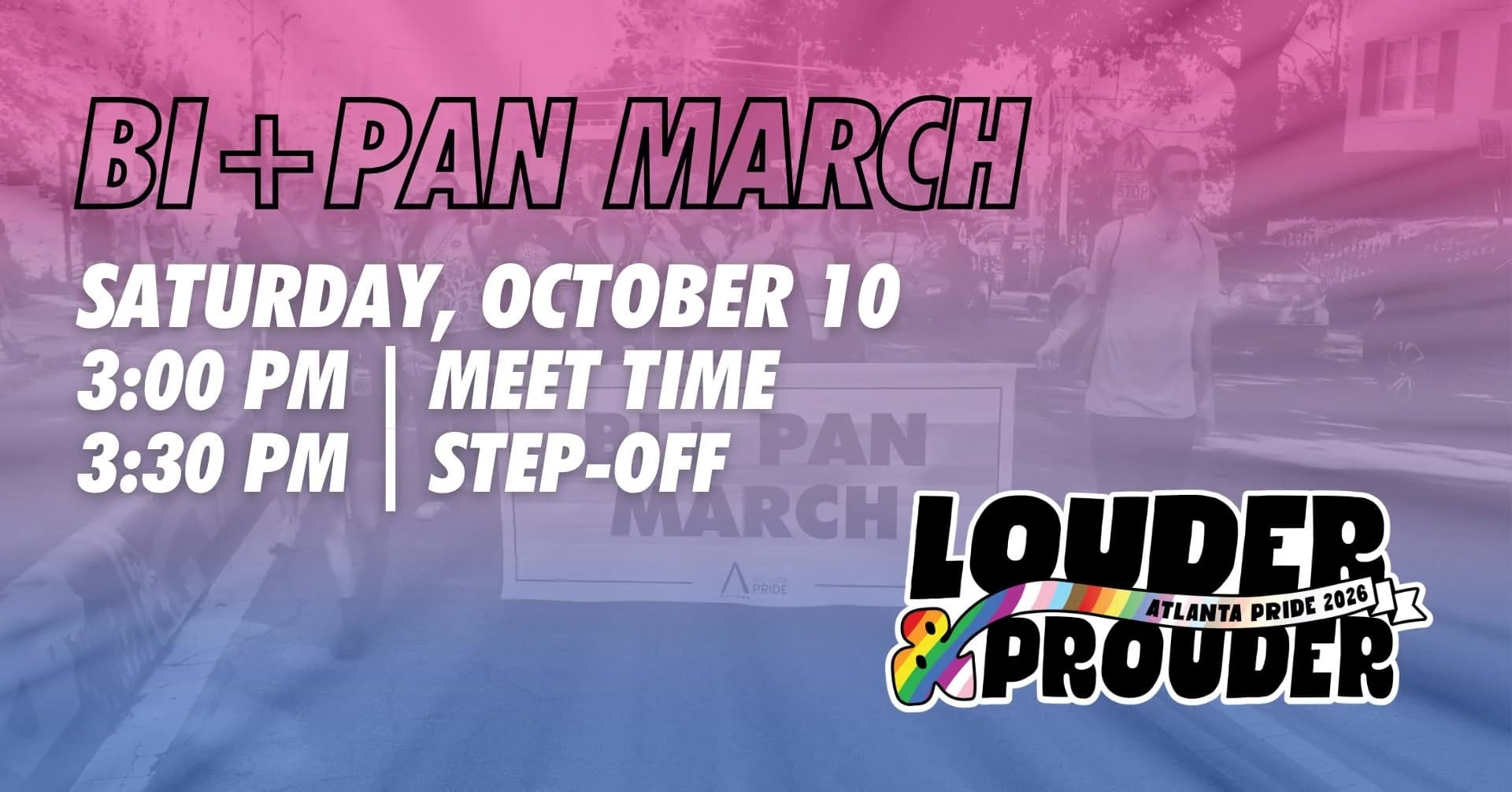 2026 Atlanta Pride: Bi+Pan March