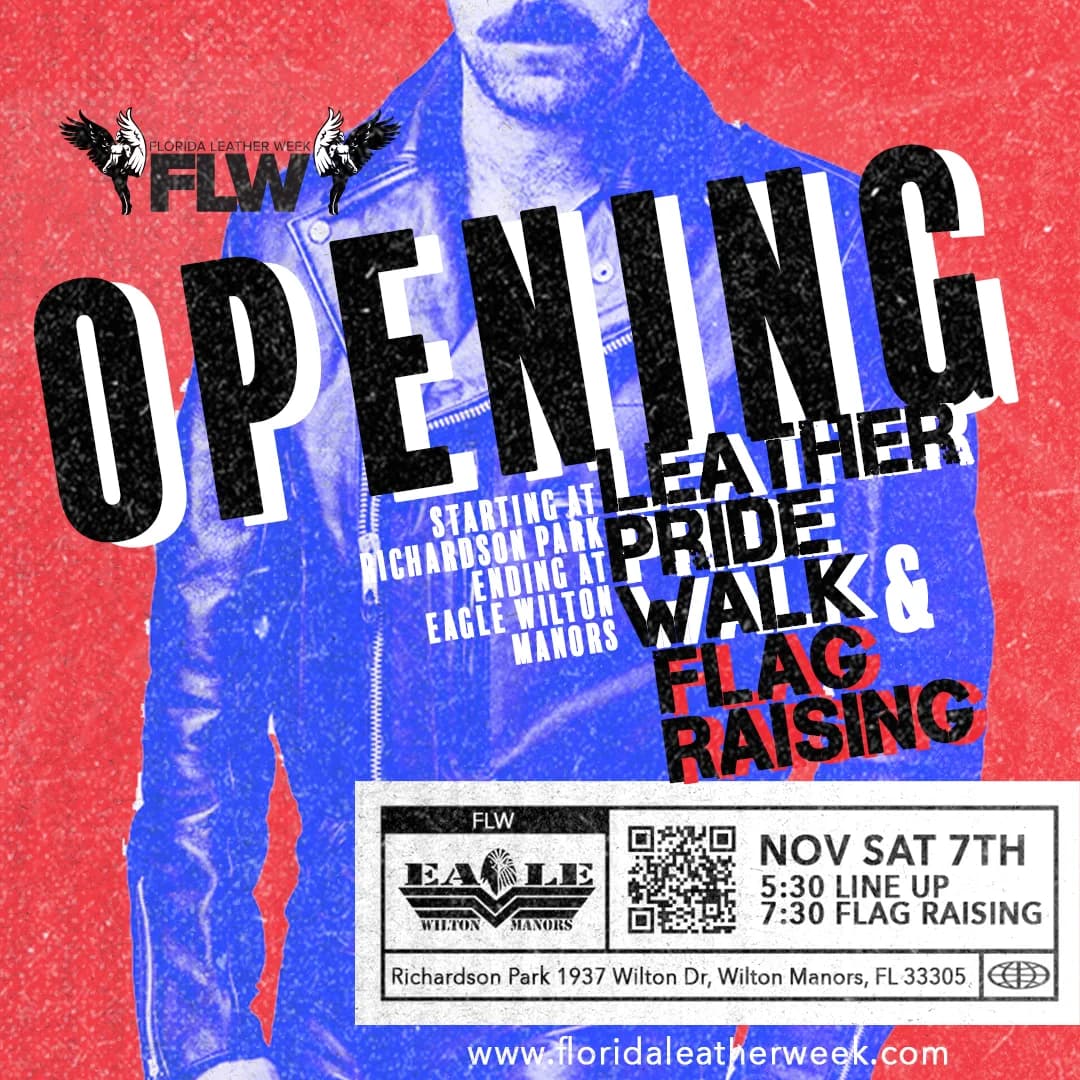 Flw Opening Leather Pride Walk & Flag Raising