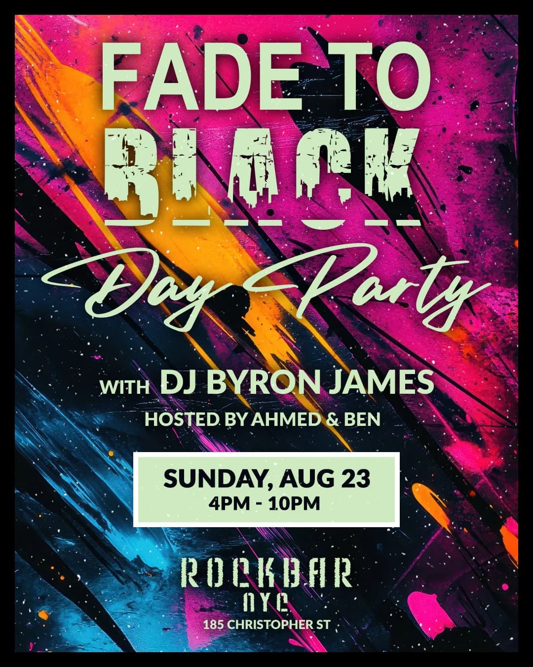 Fade to Black Day Party