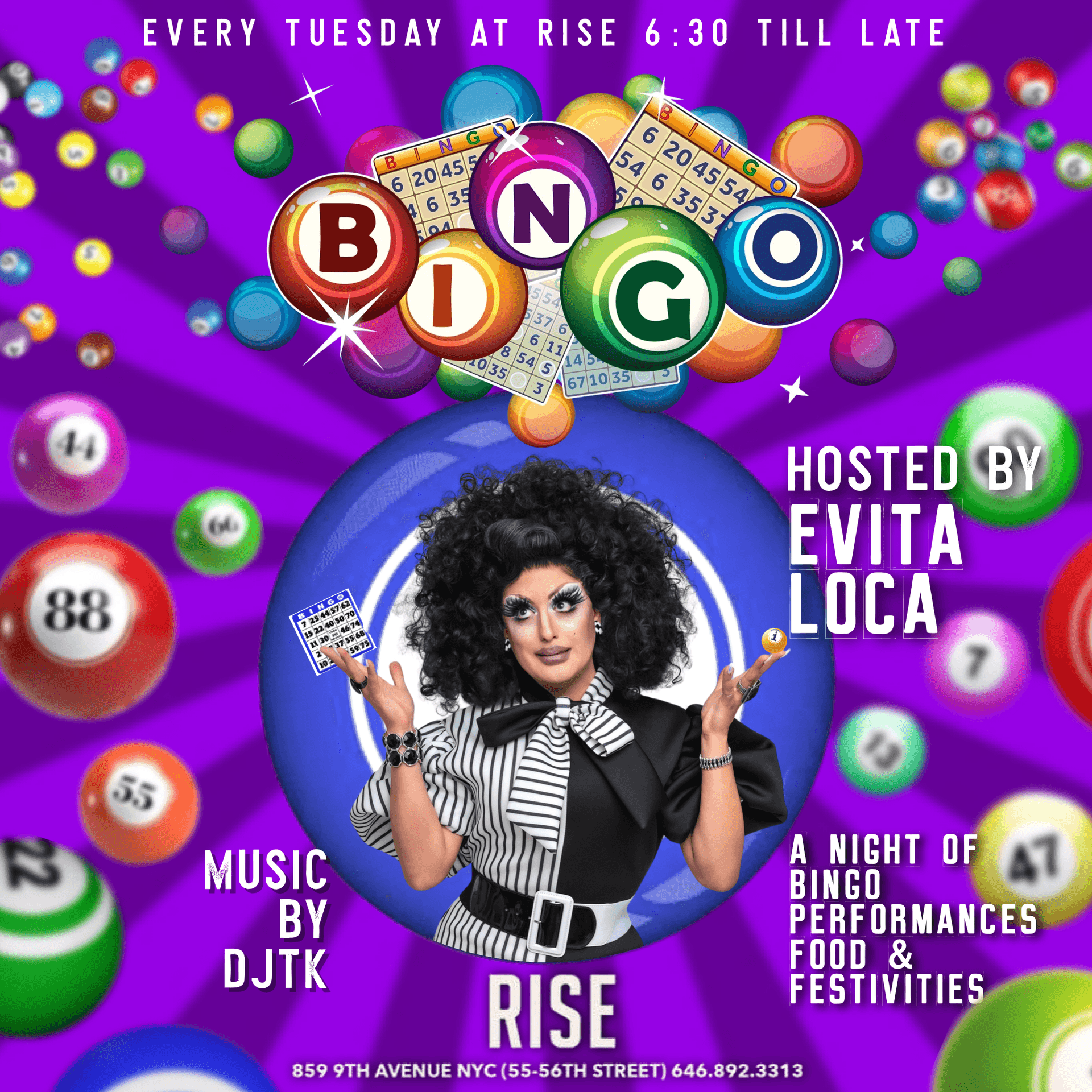 Bingo with Evita Loca