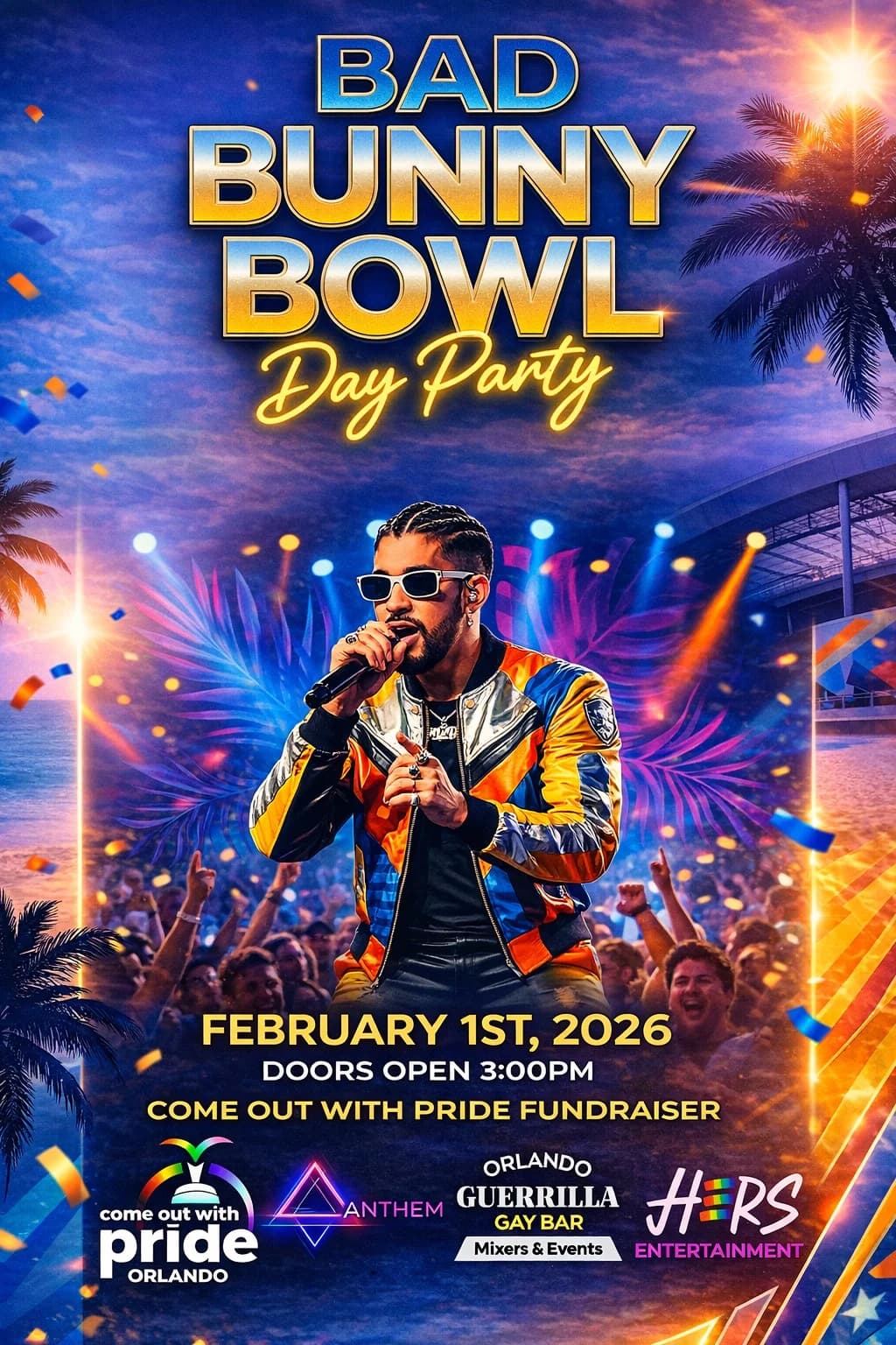 Bad Bunny Bowl Day Party