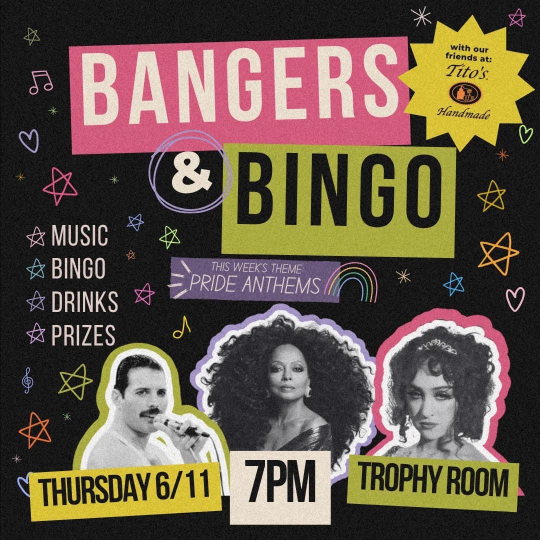 Pride Kickoff Party w/ Tito's + Bingo