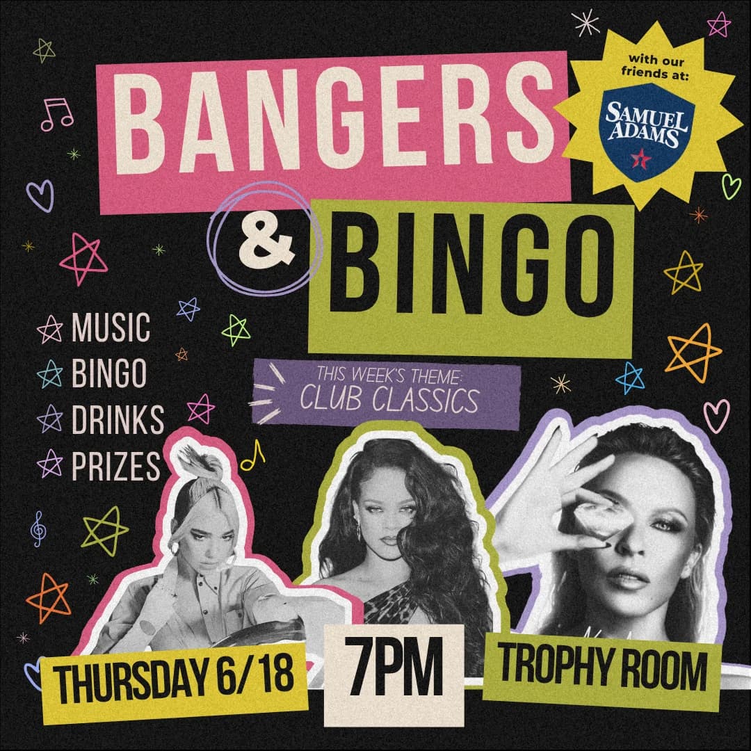 Raise a Pride Pint w/ Sam Adams + Club Classics Bingo