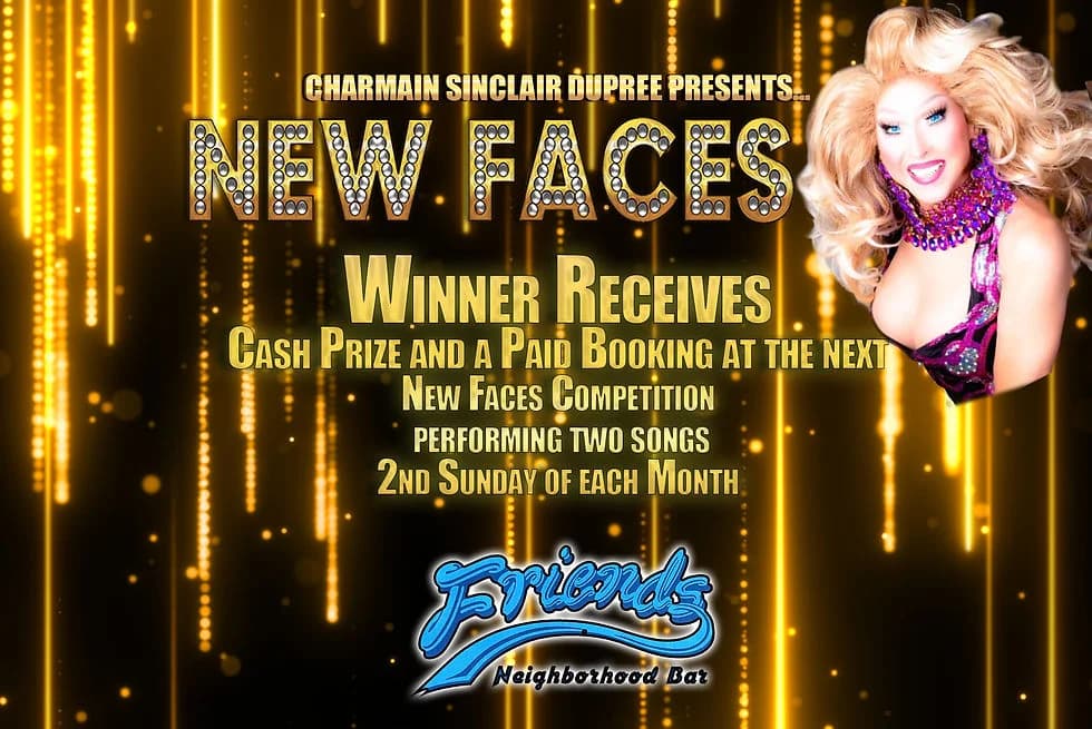 New Faces amateur drag competition