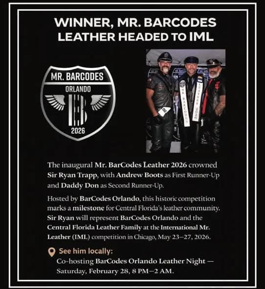 BarCodes Orlando Leather Night