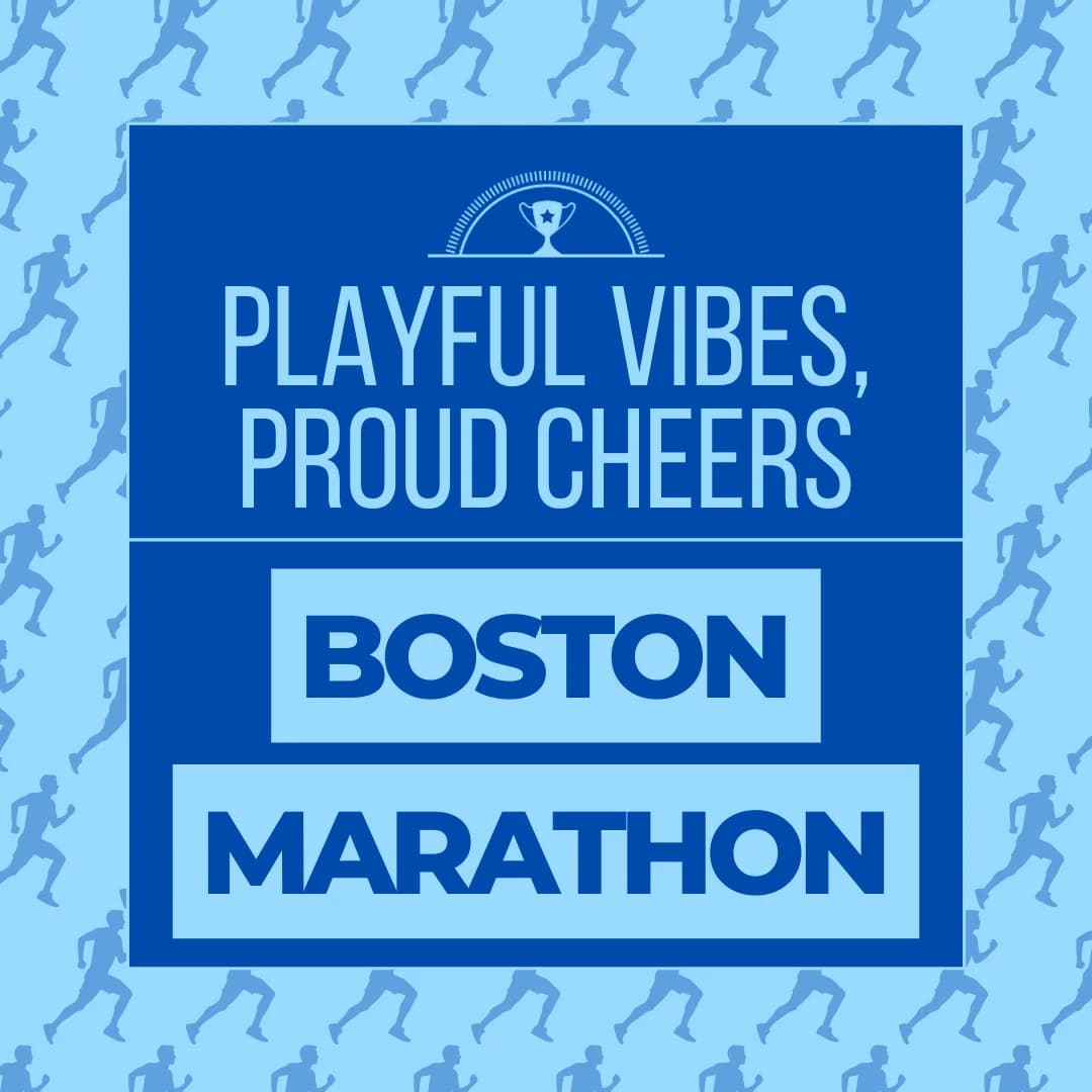 Boston Marathon Munchies