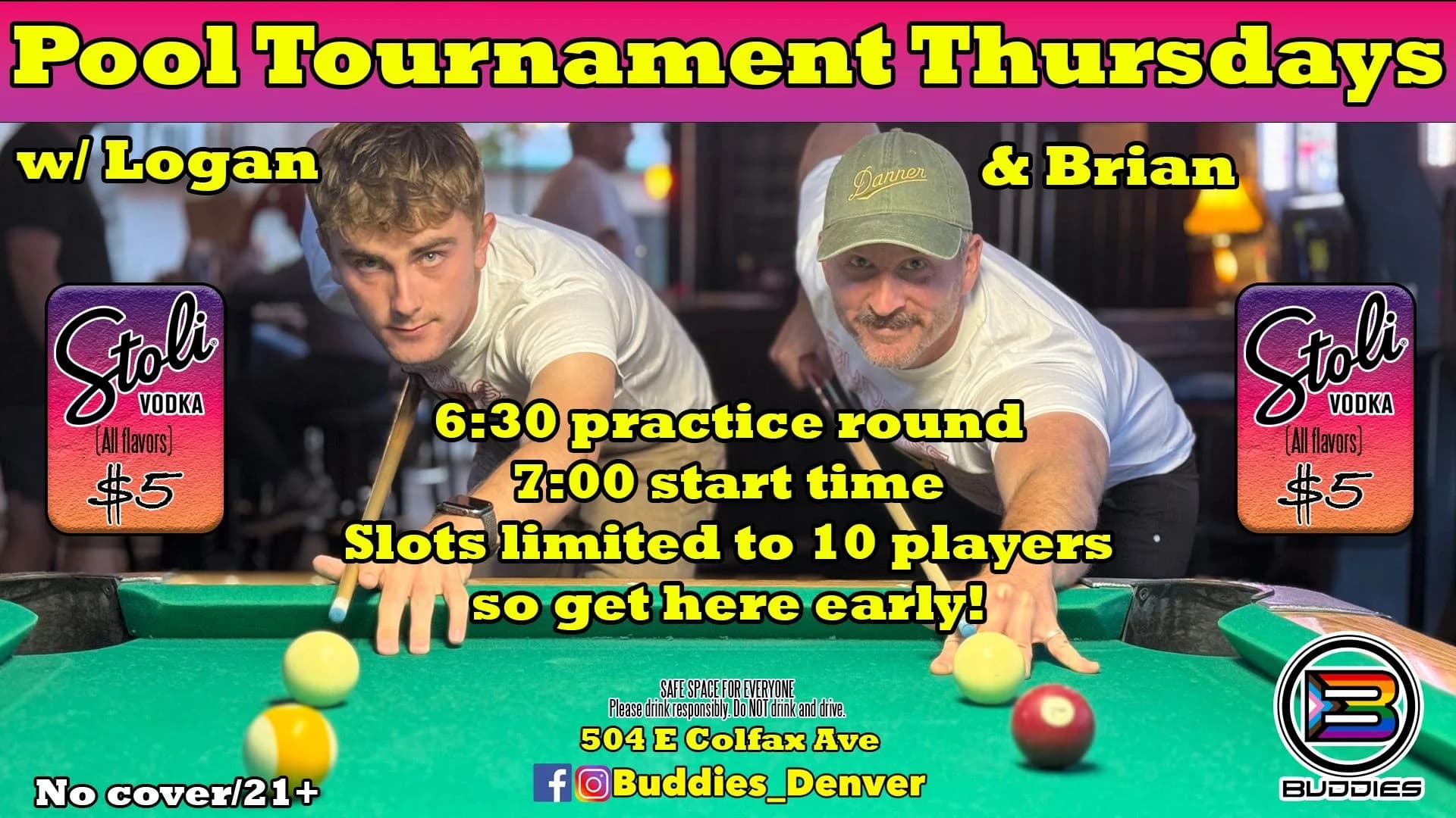 Pool Tournament Thursday