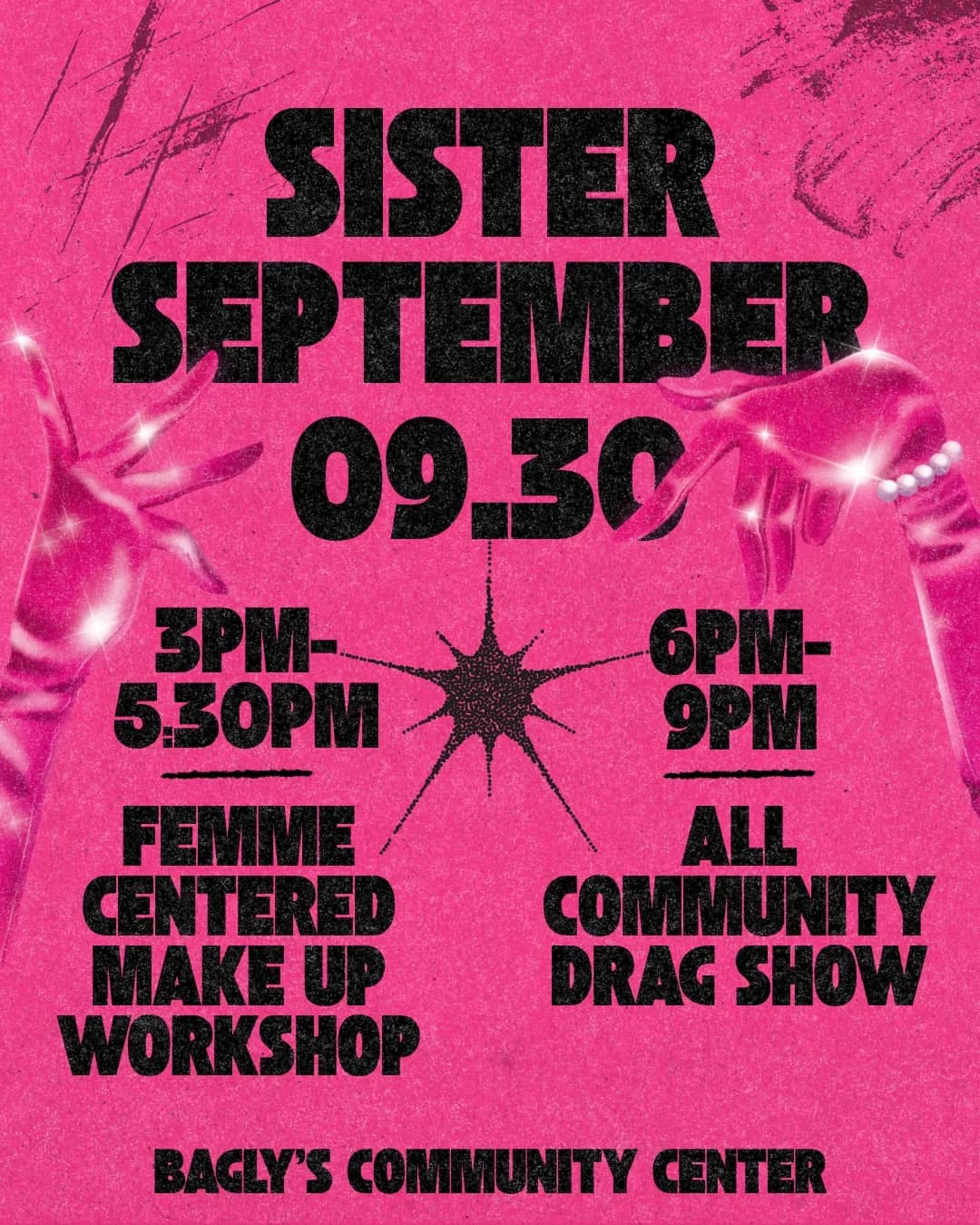 Sister September: Femme Centered Makeup Workshop & All Community Drag Show