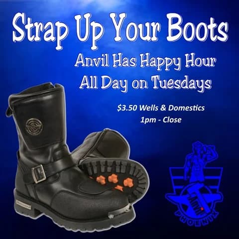 Strap Up Your Boots: Tuesday All Day Happy Hour