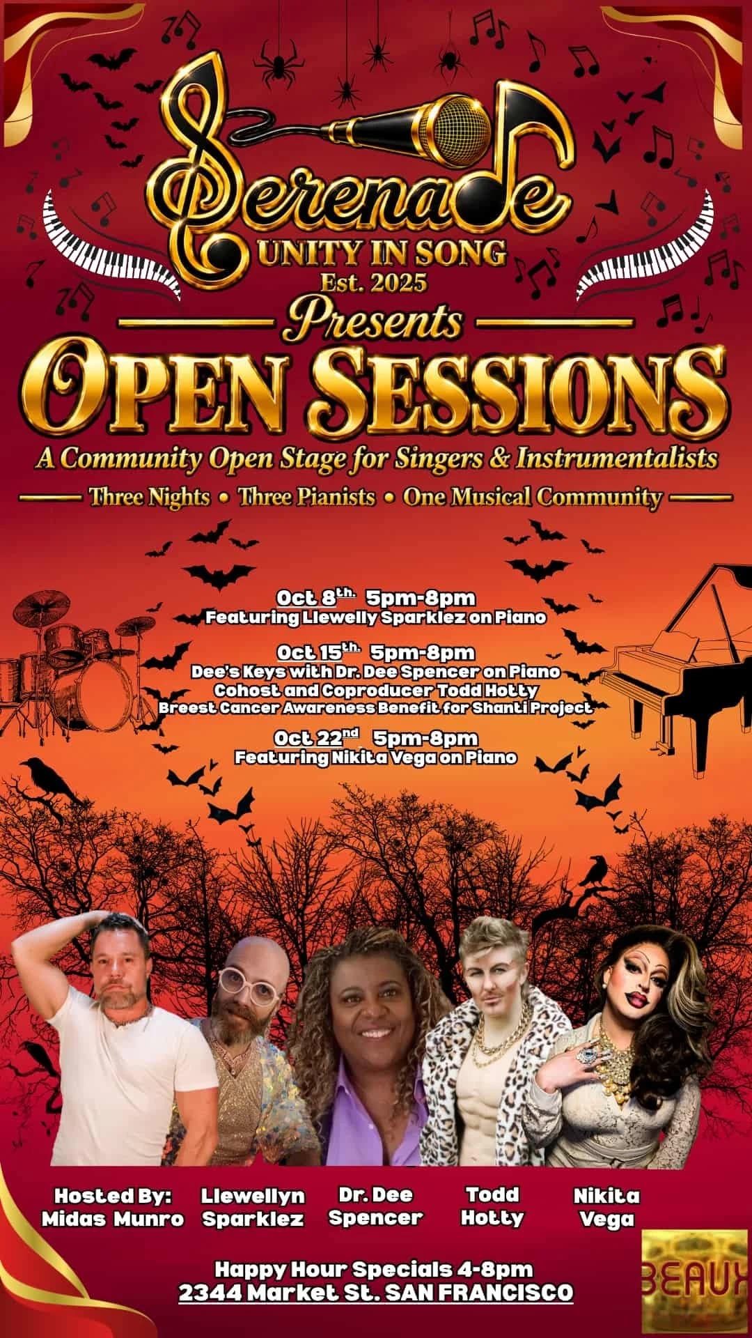 Serenade Presents: Open Sessions