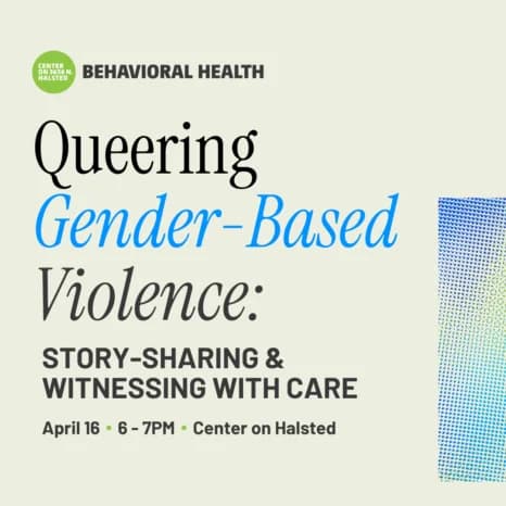 Queering Gender Based Violence: Story Sharing & Witnessing with Care