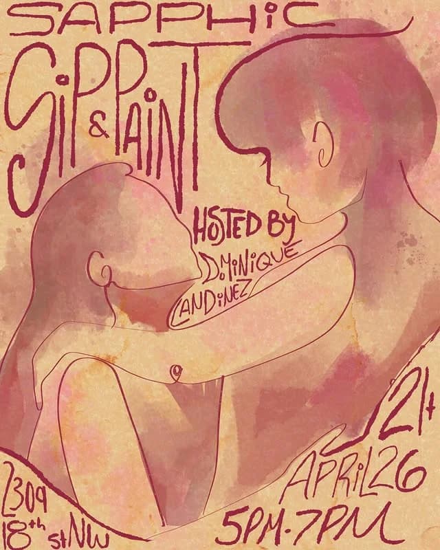Sapphic Sip & Paint