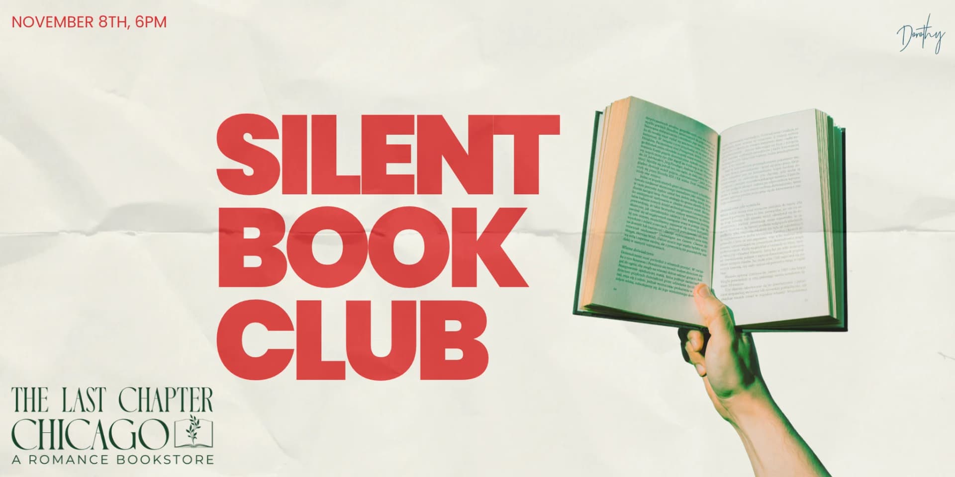 Silent Book Club ft. The Last Chapter Chicago