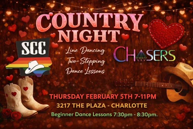 SCC Country Night at the NEW Chasers