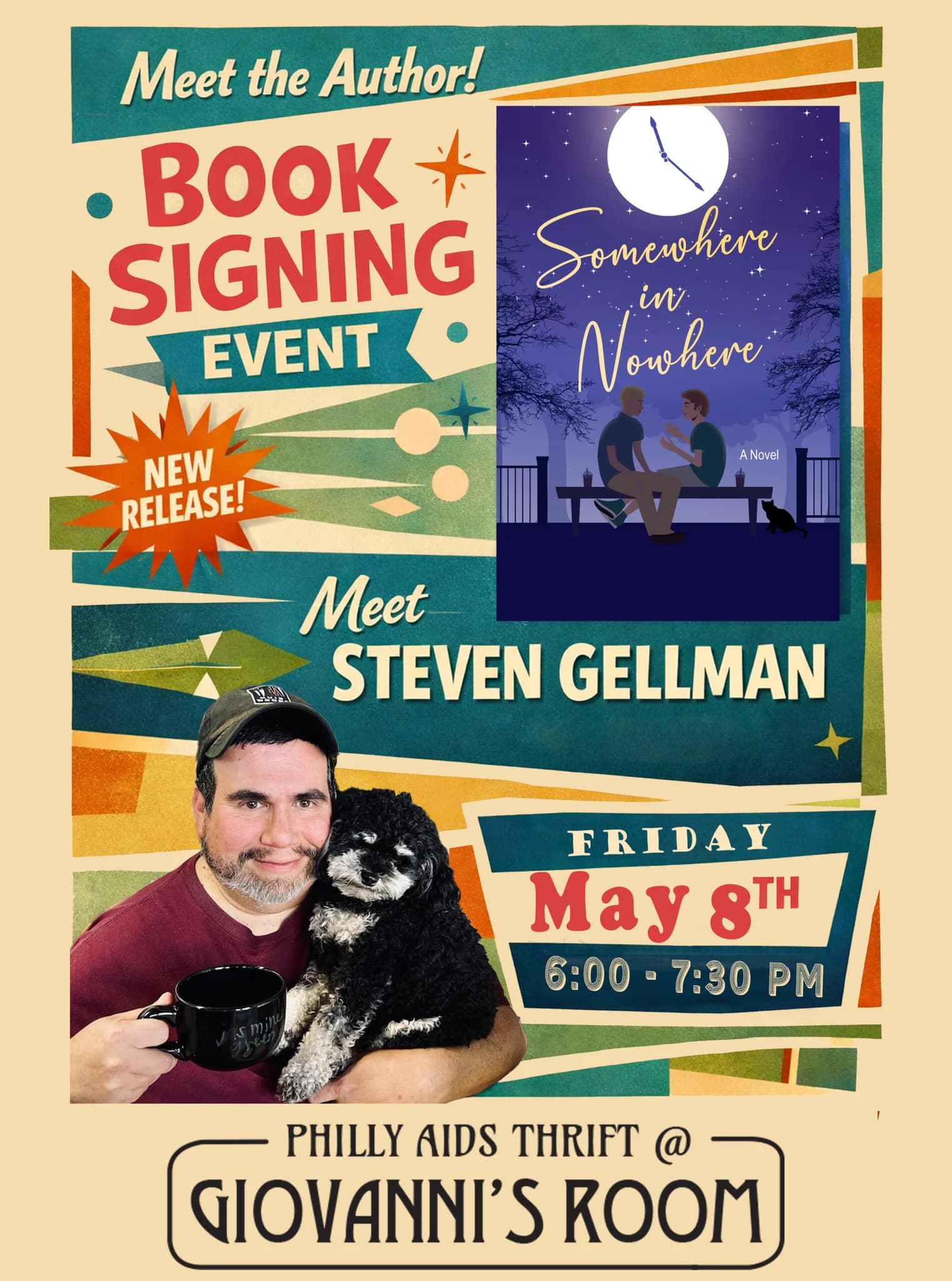 Steven Gellmann Signing Somewhere in Nowhere