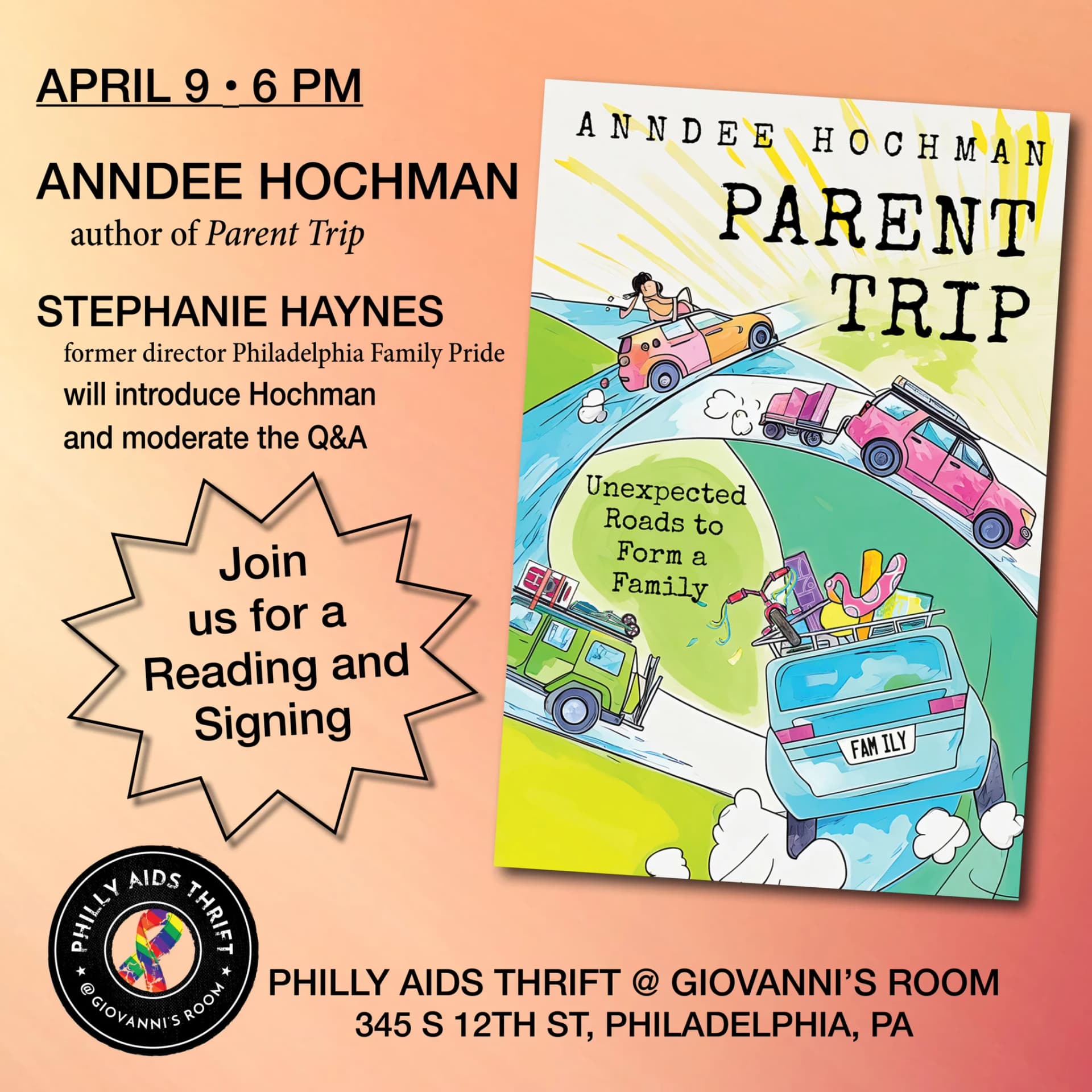 Anndee Hochman: Parent Trip Reading & Signing