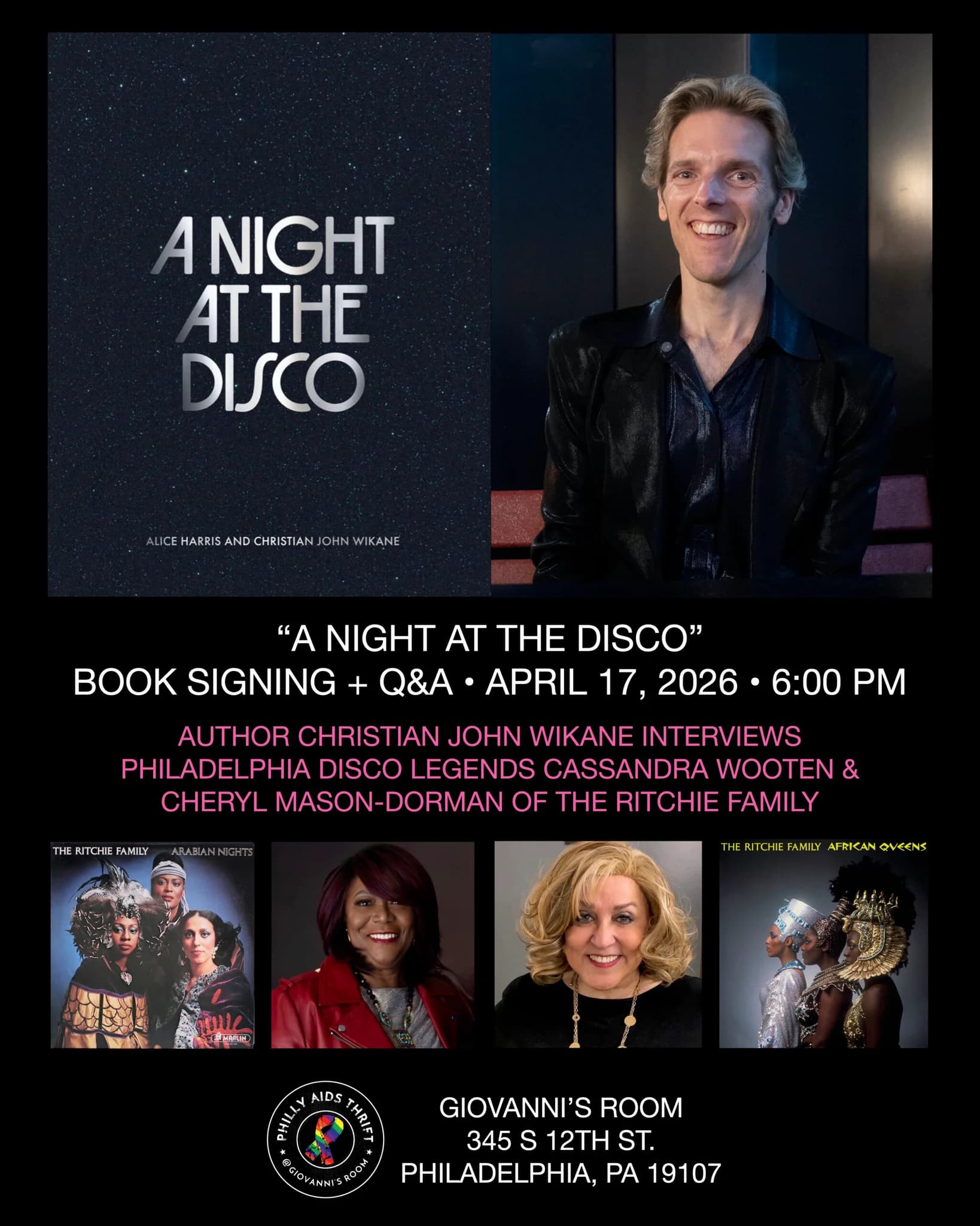 Christian John Wikane: A Night at the Disco with Cassandra Wooten and Cheryl Mason Dorman