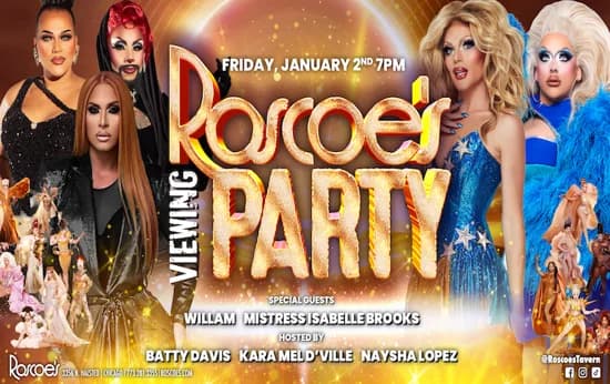 Roscoe's RuPaul's Drag Race Season 18 Premiere Viewing Party with Mistress & Willam!