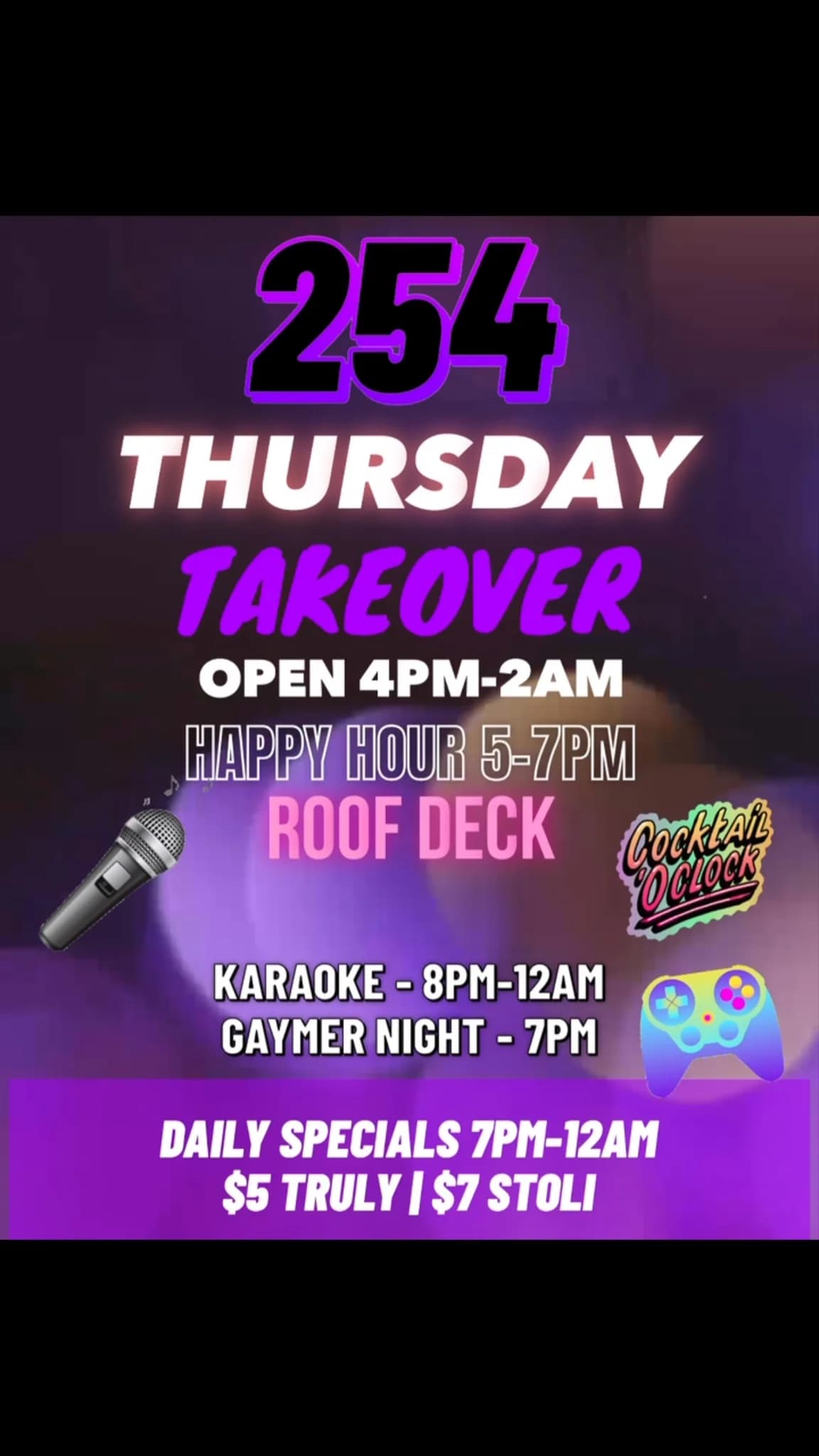 THURSDAYS @ 254 ON 12TH GAYMER NIGHT