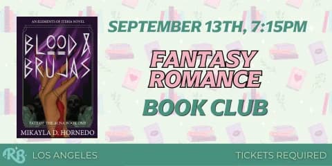 Fantasy Romance LA Book Club Sept 2026