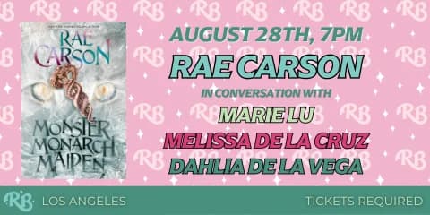 Rae Carson: Monster Monarch Maiden