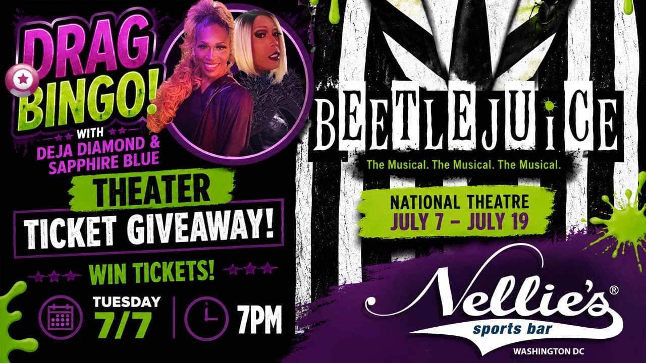 Drag Bingo Beetlejuice Ticket Giveaway