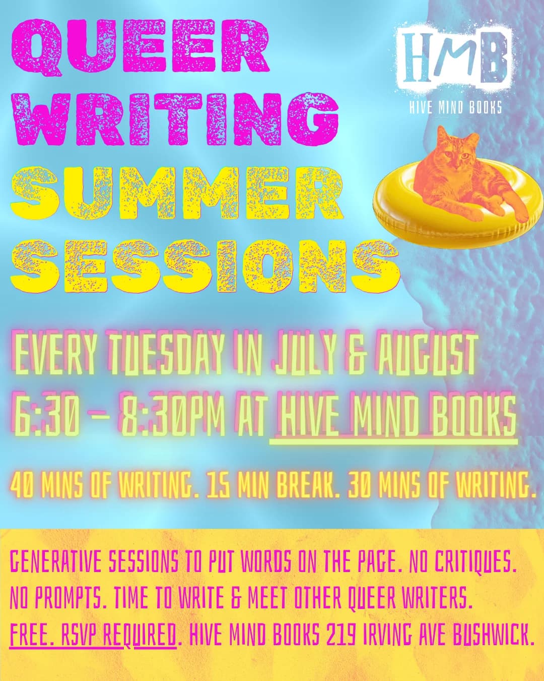 Queer Writing Summer Sessions