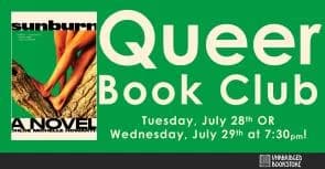 Queer Book Club: "Sunburn" by Chloe Michelle Howarth