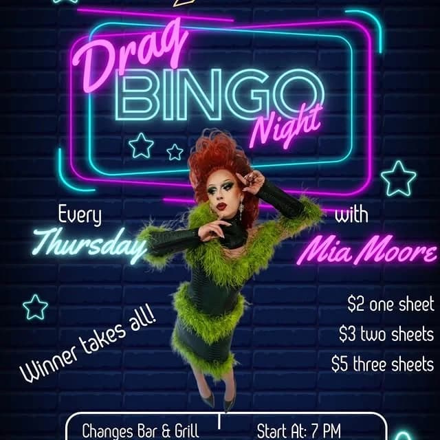 Drag Bingo with Moore Miaa