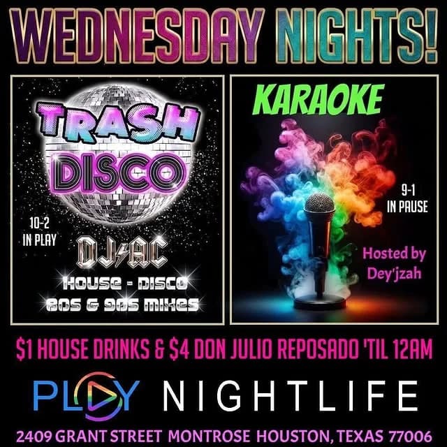 Karaoke Trash Disco Wednesday
