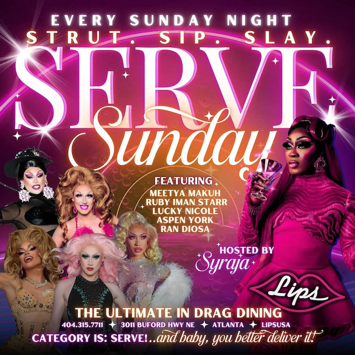 Serve Sunday