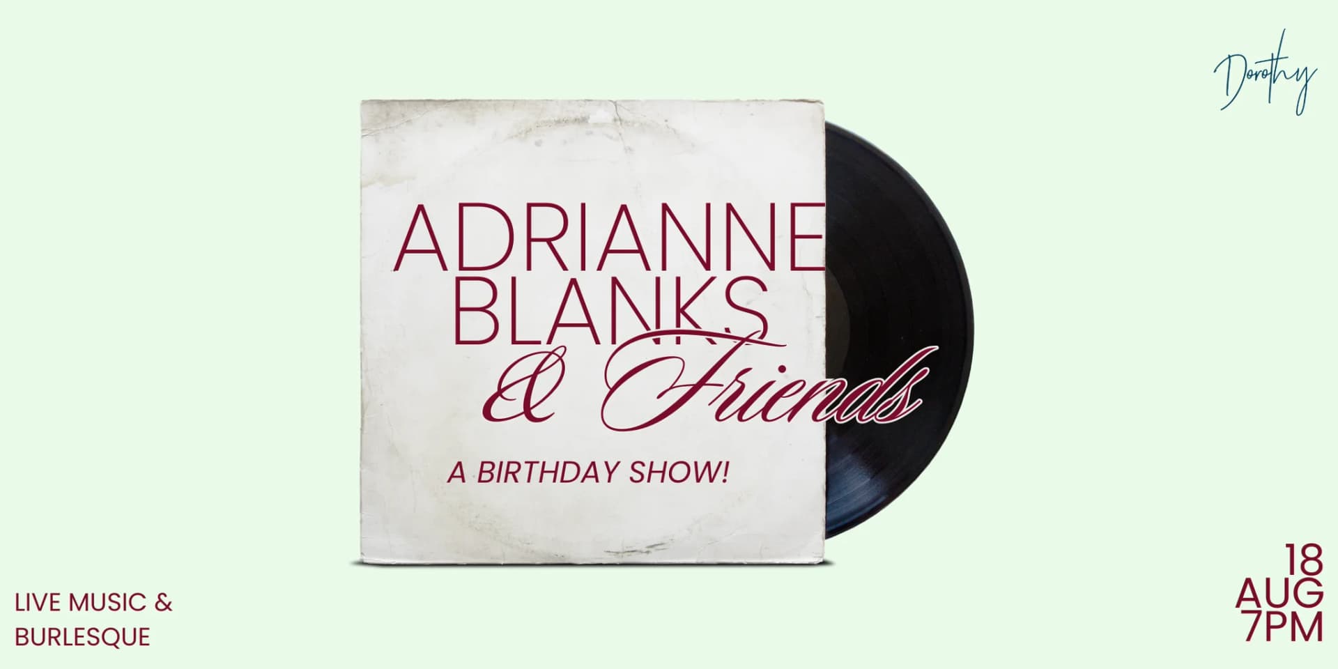 Adrianne Blanks & Friends: a Birthday Show