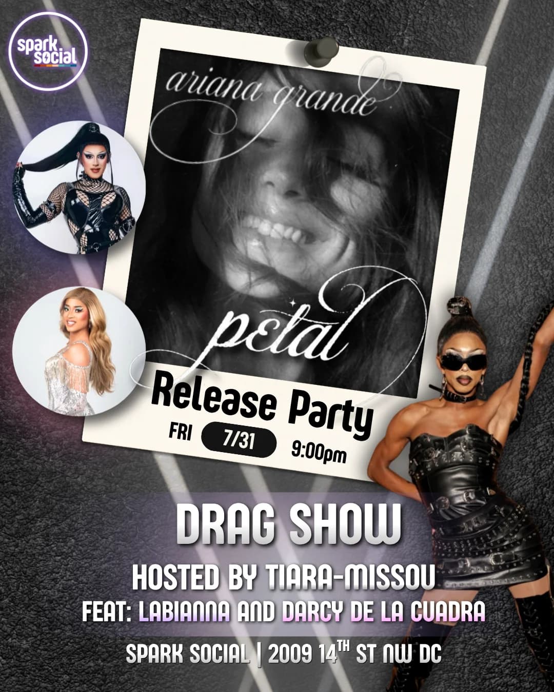 Ariana Grande Petal Release Party & Drag Show