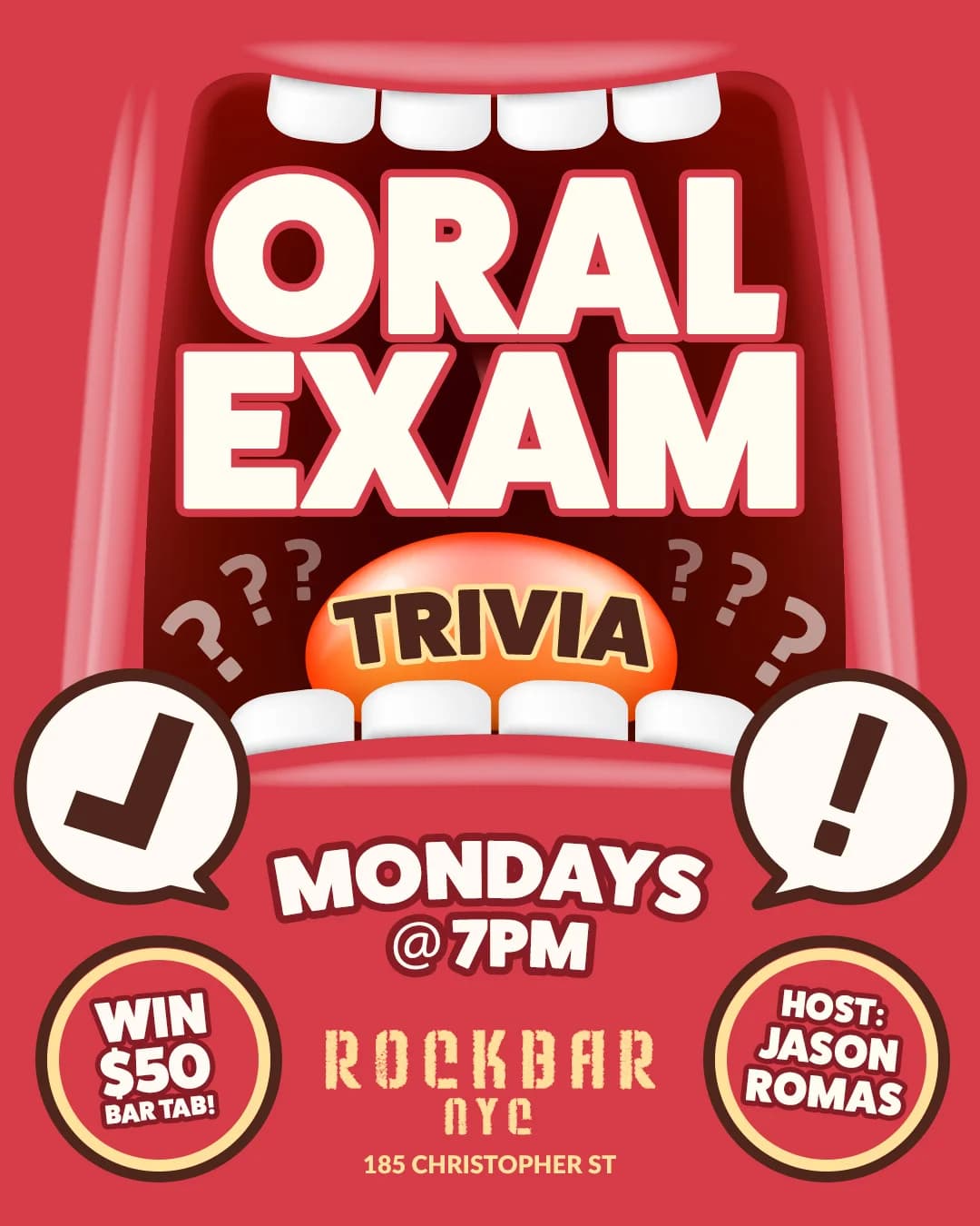 Oral Exam Trivia