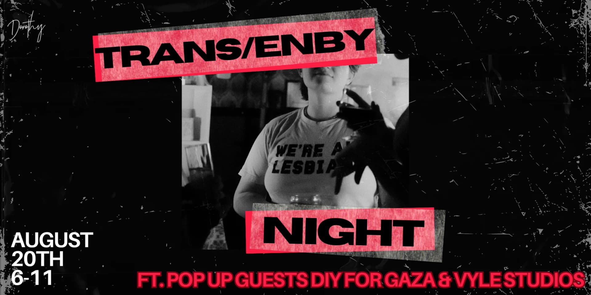 Trans & Enby Night ft. Diy for Gaza & Vyle Studios