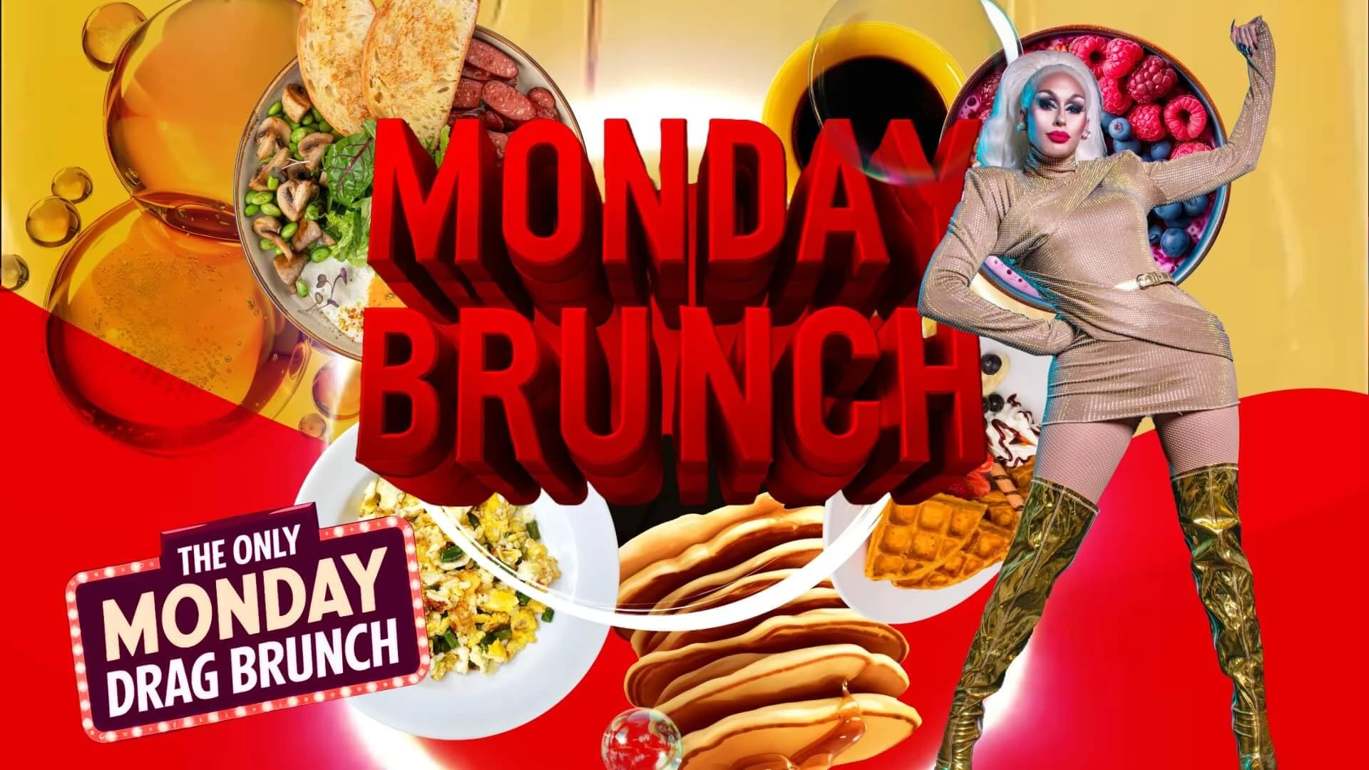 Monday Drag Brunch in Miami | Hosted by CC Glitzer | Palace South Beach