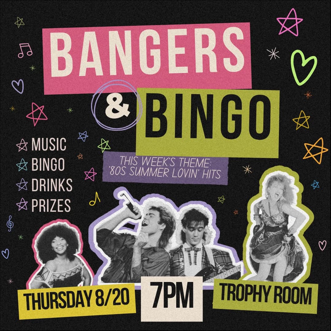 Bangers & Bingo: 80s Summer Hits