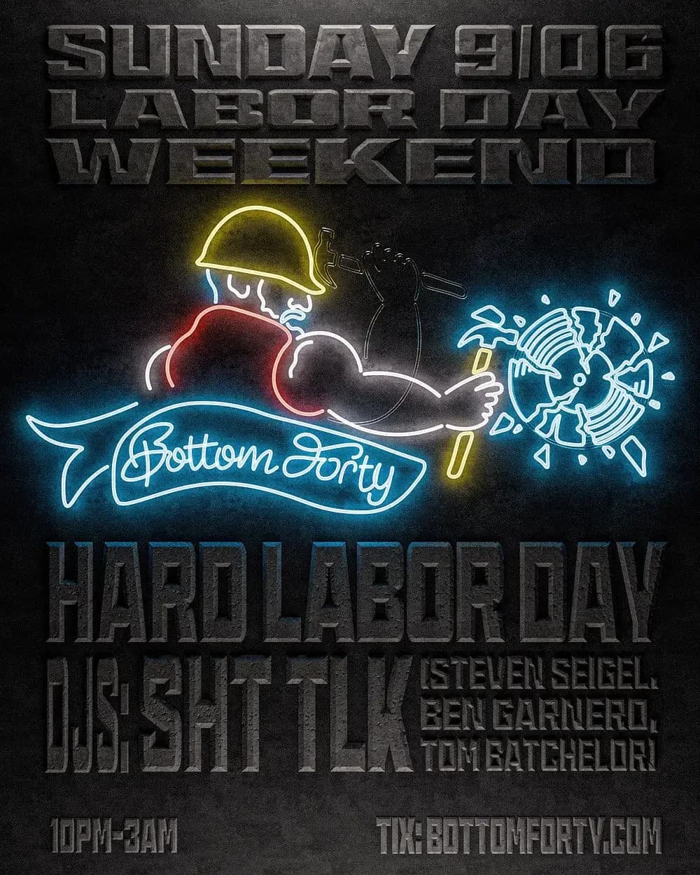 Bottom Forty Hard Labor Day Wknd w/ Sht Tlk