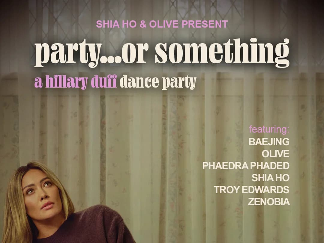 Party...Or Something: A Hillary Duff Dance Party