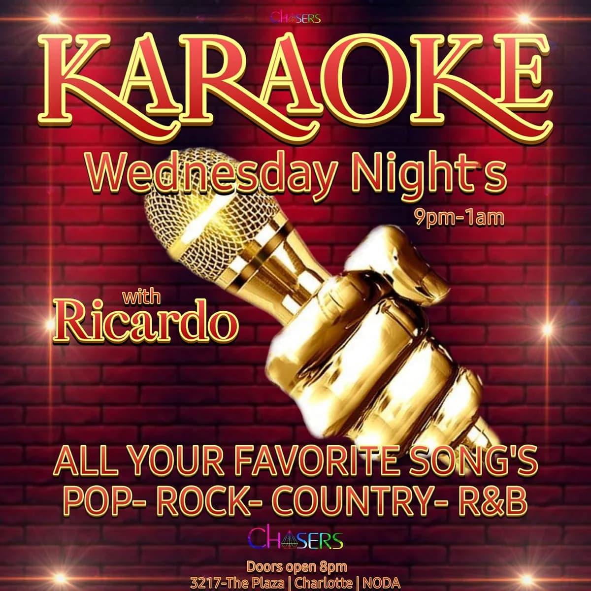 Karaoke Night at Chasers