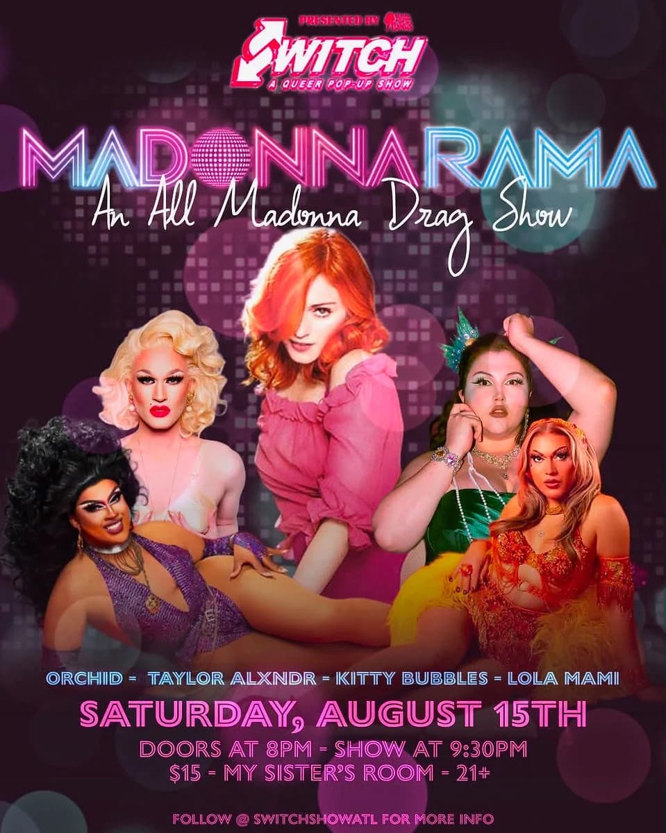 Switch All Modonna Drag Show