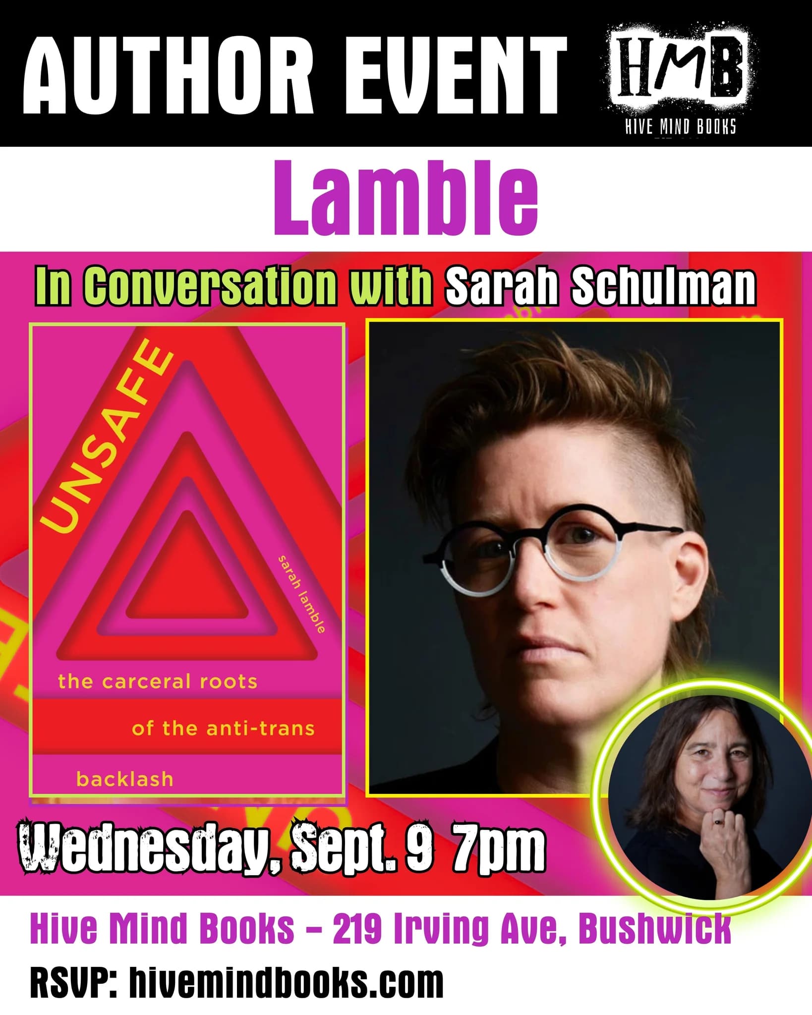 Lamble in Conversation with Sarah Schulman