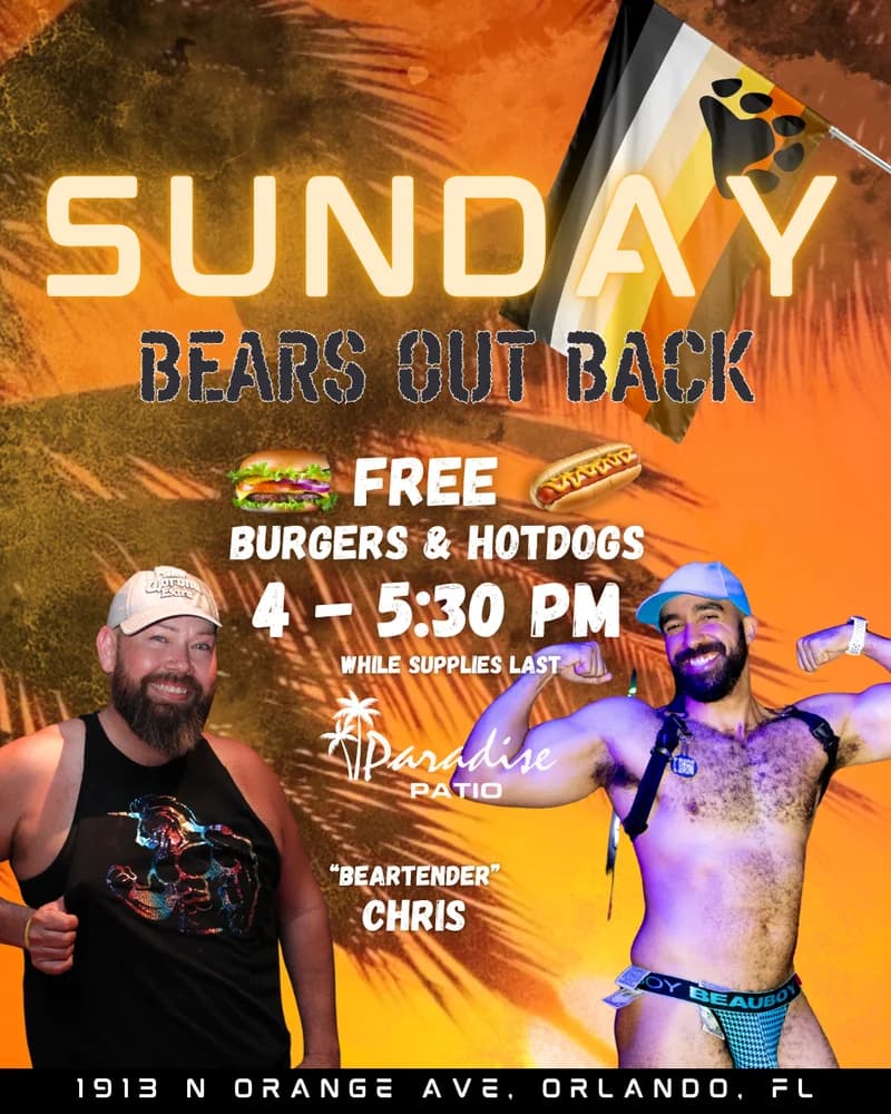 Sunday Bears Out Back