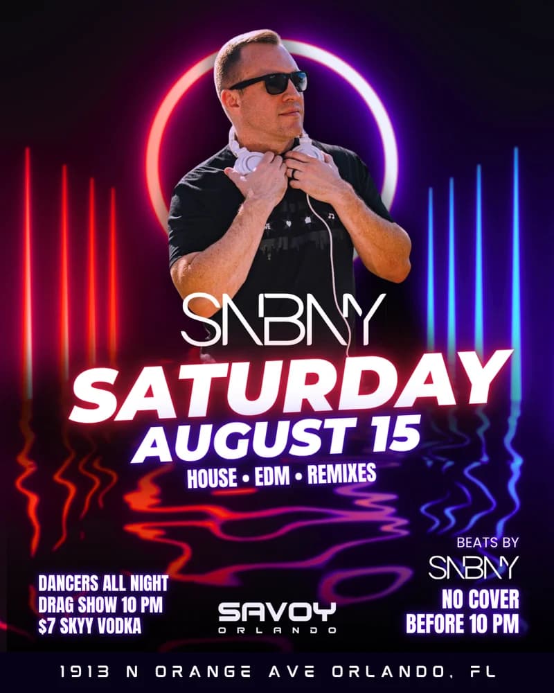 Snbny Saturday: House Edm & Remixes
