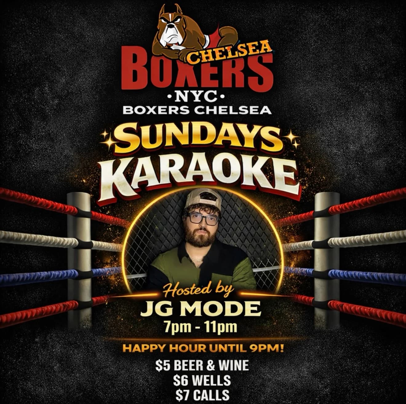Karaoke 7PM to 11PM