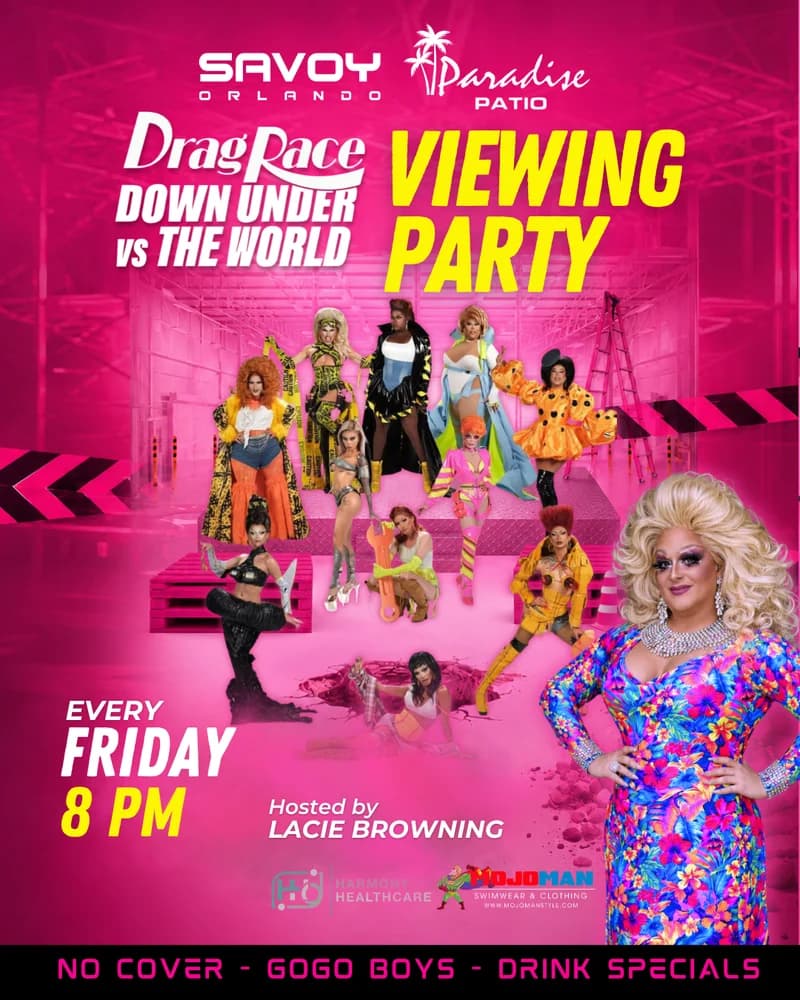 Drag Race Down Under vs The World Viewing Party