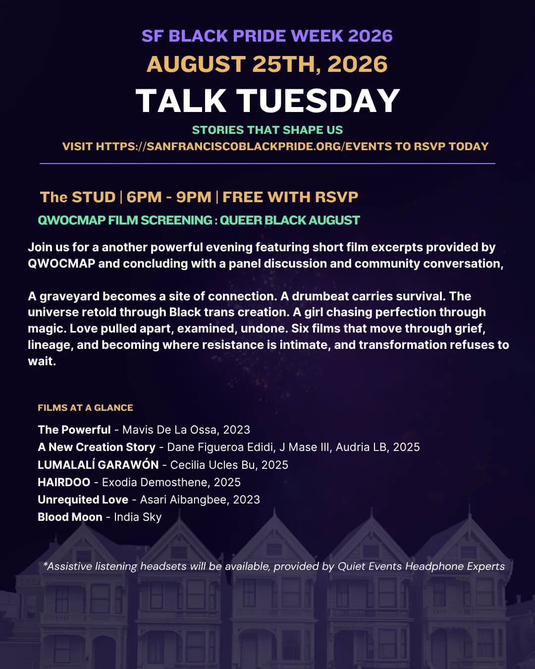 SF Black Pride Talk Tuesday