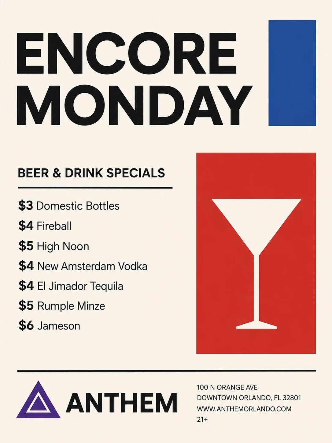 Encore Mondays at Anthem