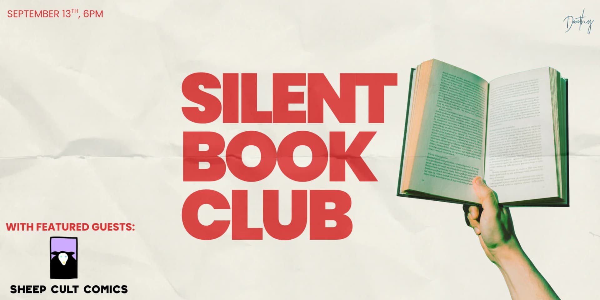 Silent Book Club ft. Sheep Cult Comics